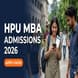 HPU MBA Admissions 2026 Open; Apply by May 25